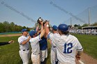 Baseball vs Babson  Wheaton College Baseball players celebrate their victory over Babson to win the NEWMAC Championship for the third year in a row. - (Photo by Keith Nordstrom) : Wheaton, baseball, NEWMAC